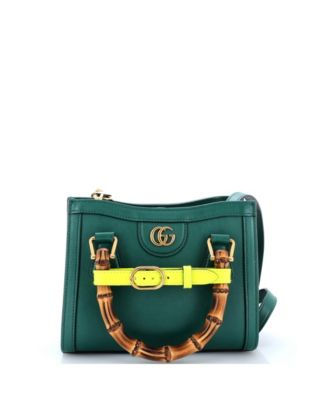 Mini Diana NM Bamboo Handle Tote Leather