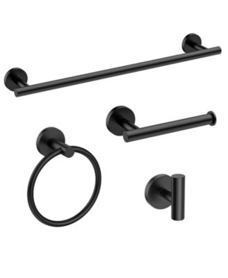 4pieces Bathroom Hardware Accessories Set Towel Bar 18"