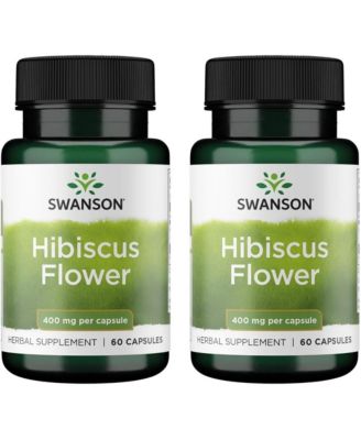 Full-Spectrum Hibiscus Flower (60 Capsules, 400mg Each)