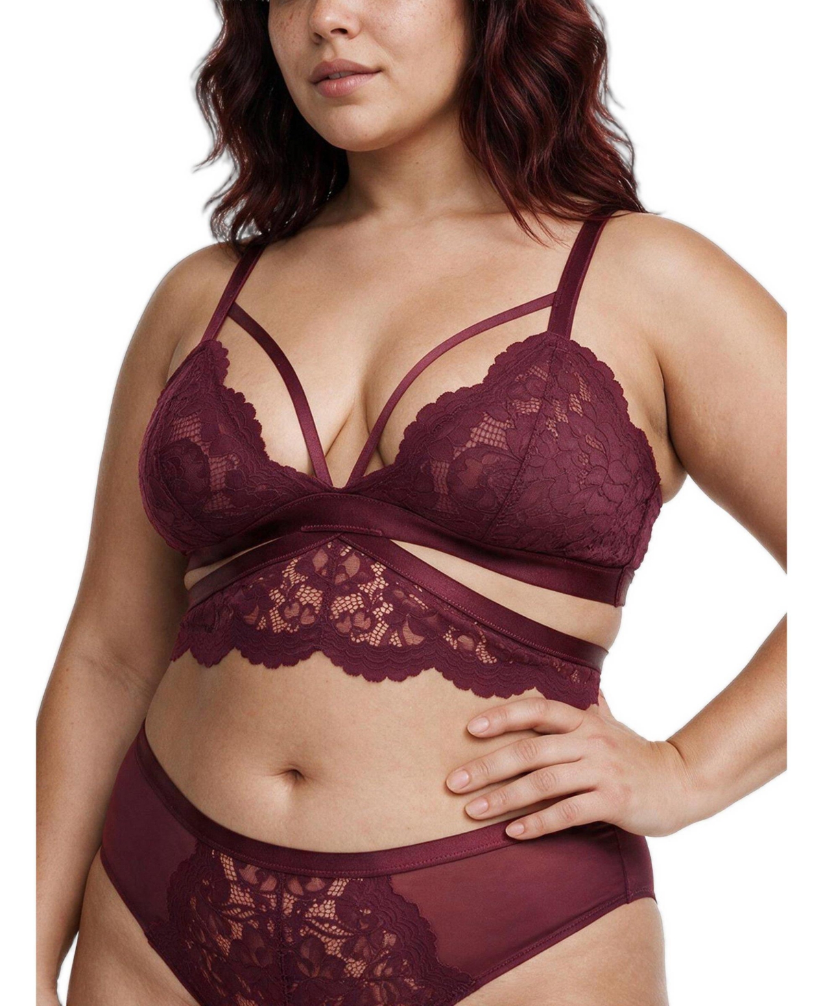 Torrid Plus Carrie Wireless Triangle Lace Bralette