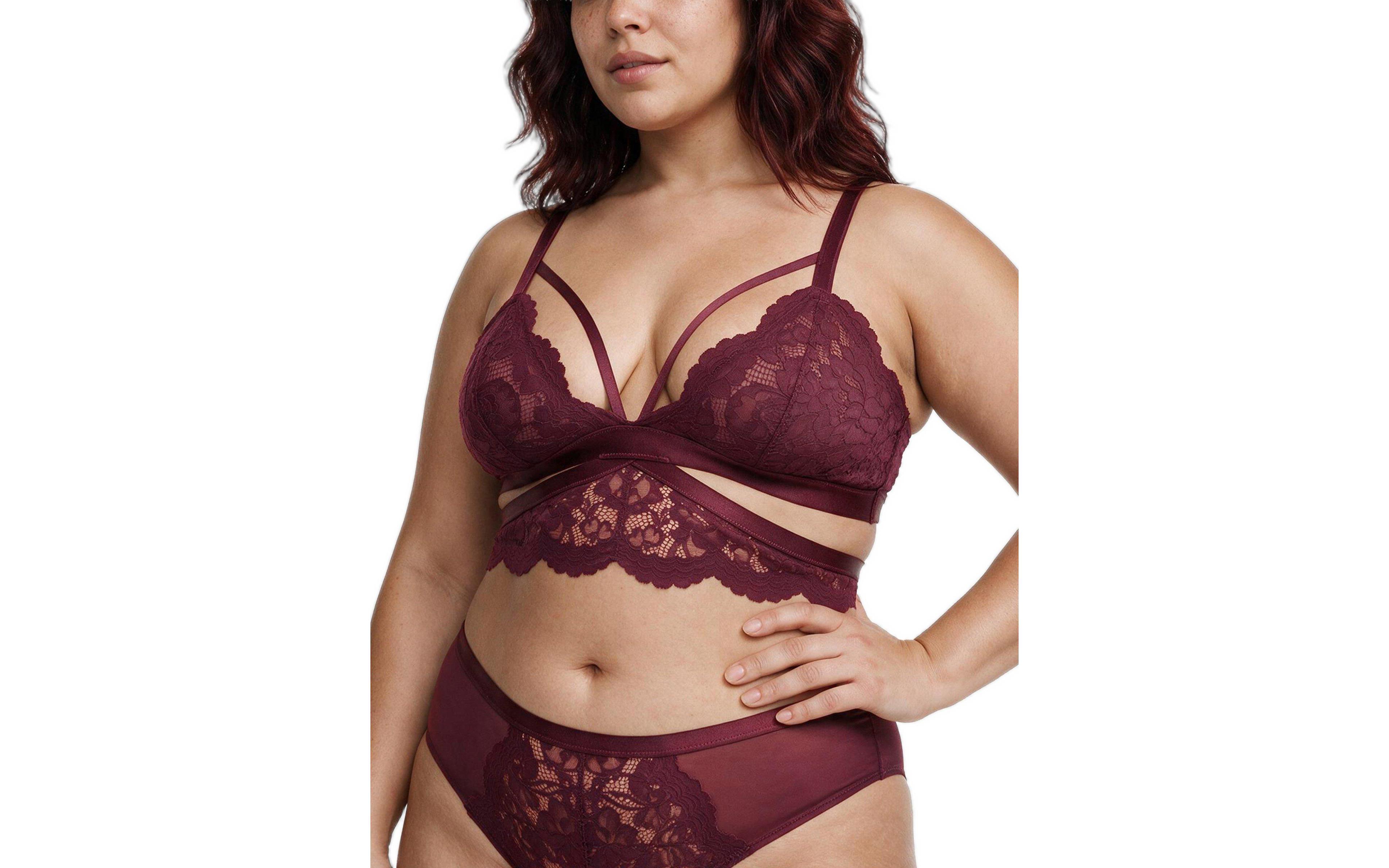 Torrid Plus Carrie Wireless Triangle Lace Bralette