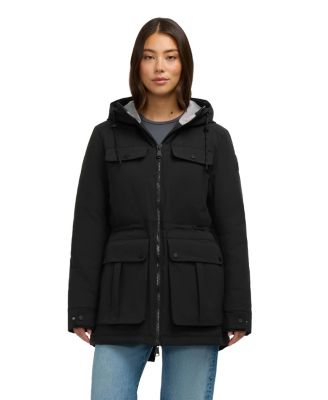 Women's Lightweight Down-Alternative Water-Resistant Hooded Jacket