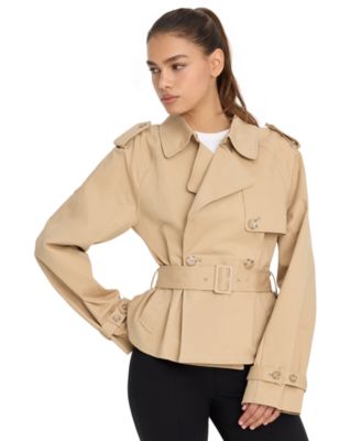 Women's Cropped Trench Jacket