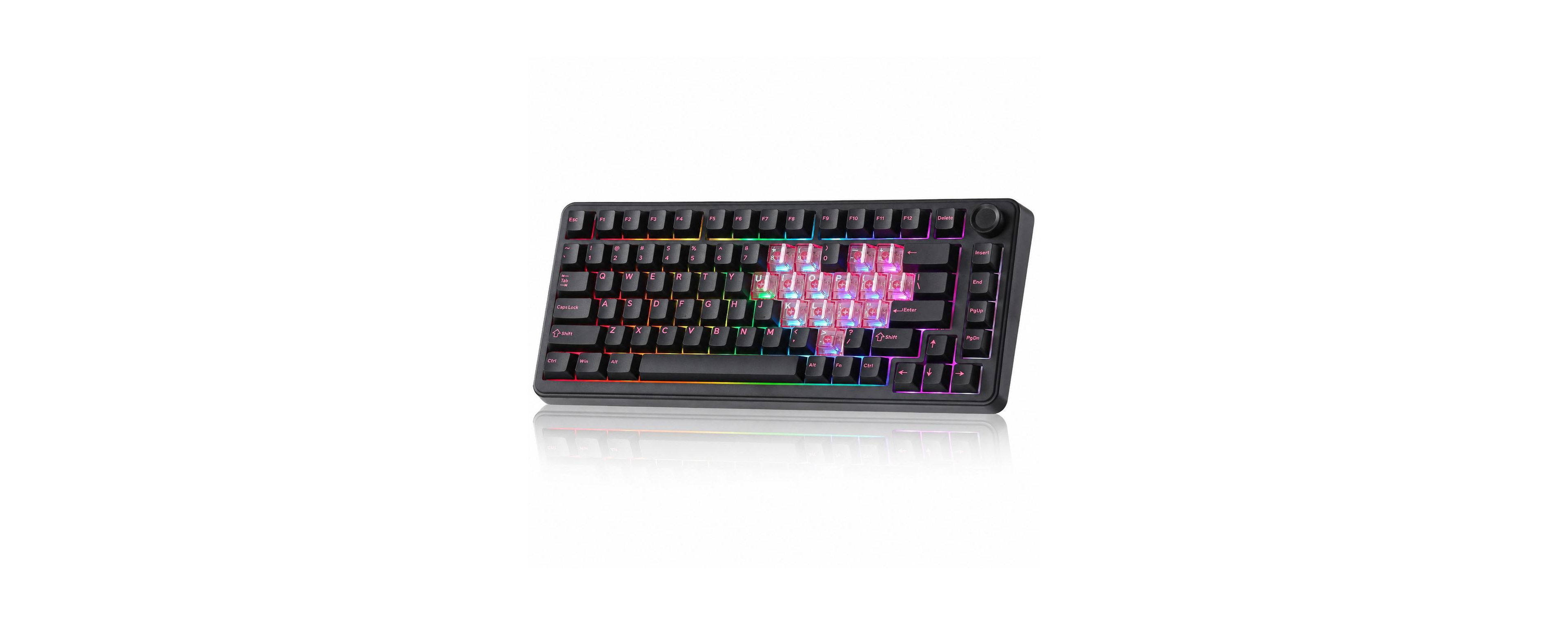Lofree 75 Percent Wireless Mechanical Keyboard Gasket Mount Hot Swappable Rgb