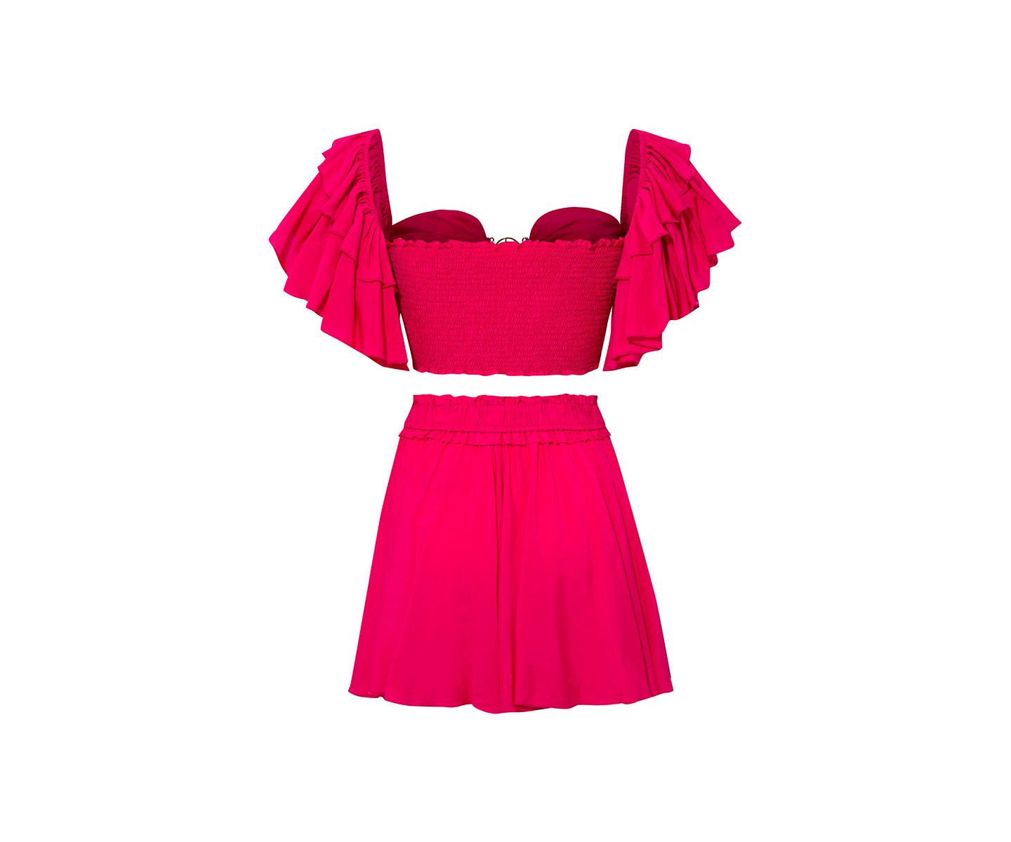 Женский топ Luna B Whimsy Sweetheart-Neck Ruffled — фото 3