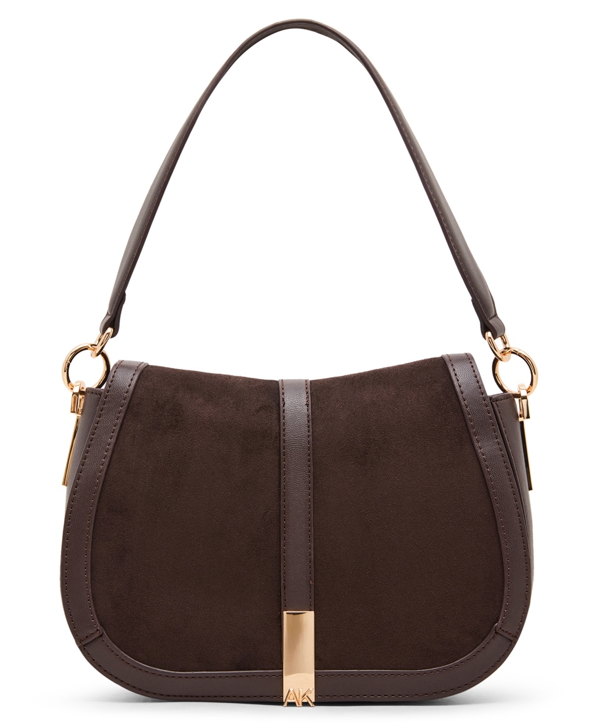 Anne Klein Saddle Flap Medium Convertible Shoulder Handbag