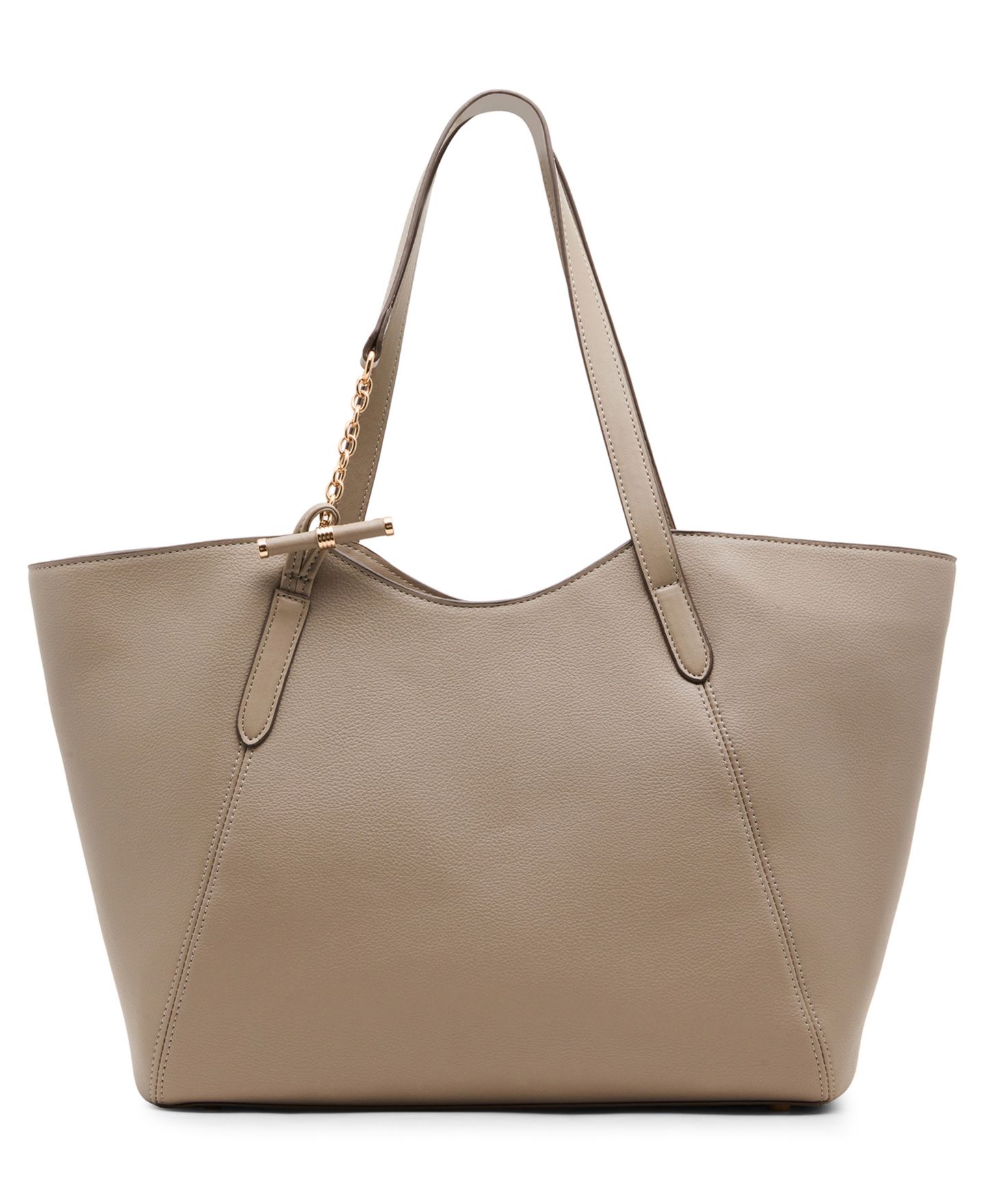 Женская сумка Anne Klein Toggle Large Magnetic Tote Handbag, цвет: Бежевый — фото 1