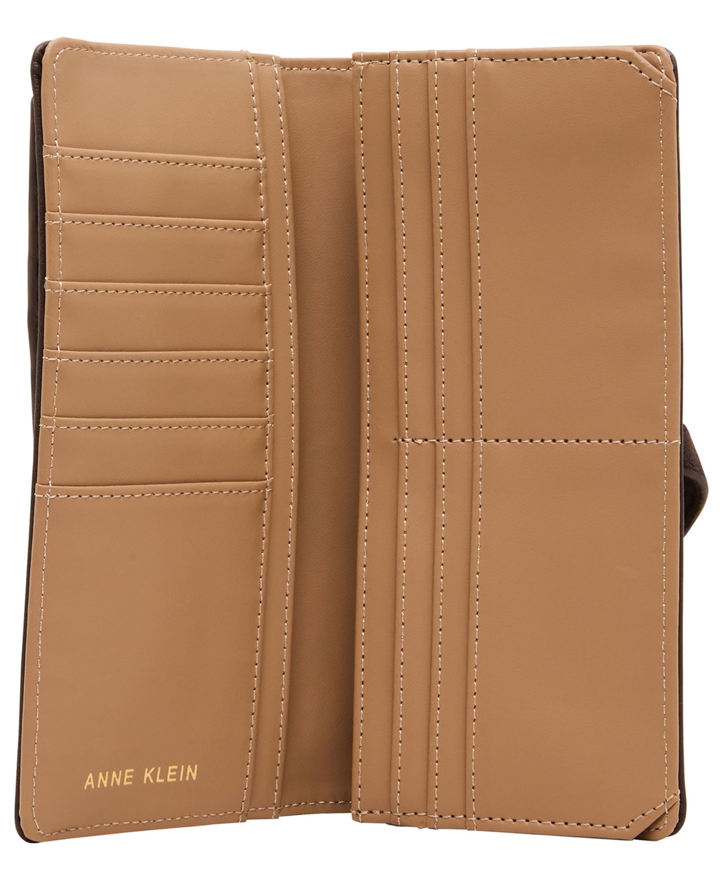 Женский кошелёк Anne Klein Boxed Buckled Design Bifold Wallet, цвет: Коричневый — фото 5