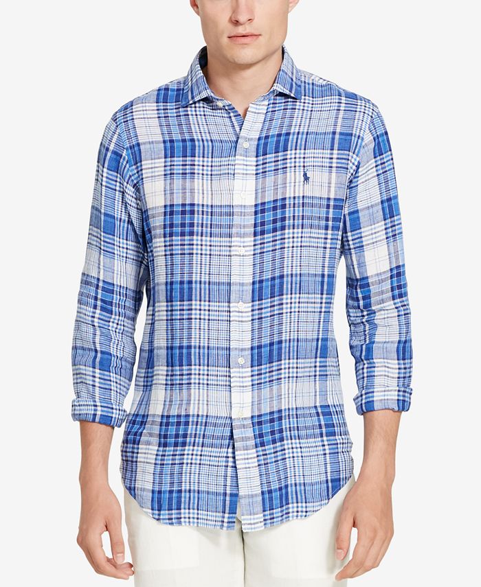 Polo Ralph Lauren Men's Plaid Sport Shirt Macy's