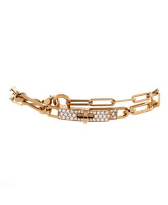 Pre-Owned Hermes Kelly Chaine Double Tour Convertible Bracelet