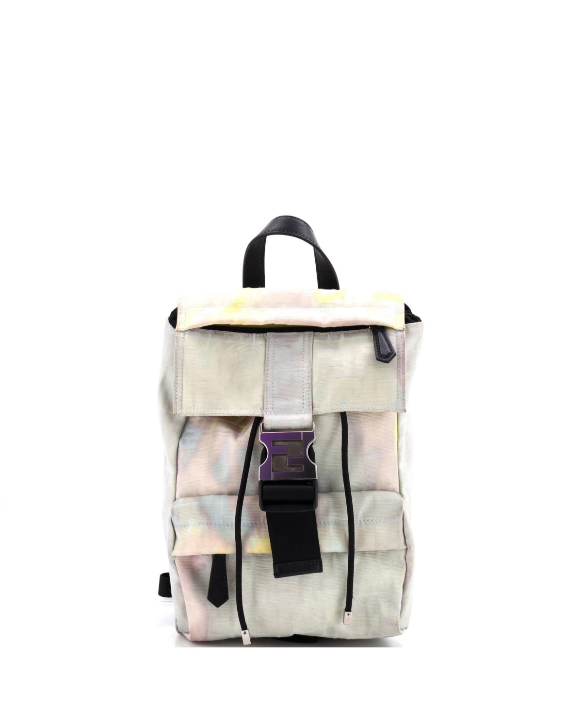 Pre-Owned Fendi Small Fendiness Backpack Zucca Canvas