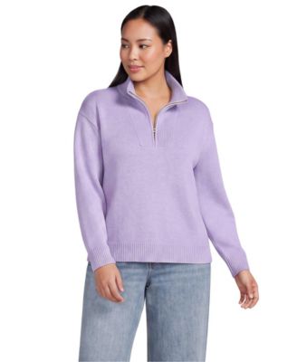 Plus Size Drifter Slim Quarter Zip Sweater