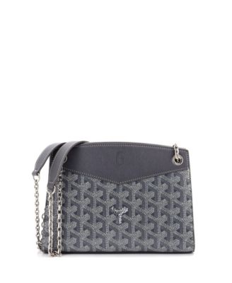 Mini Structured Coated Canvas Rouette Shoulder Bag