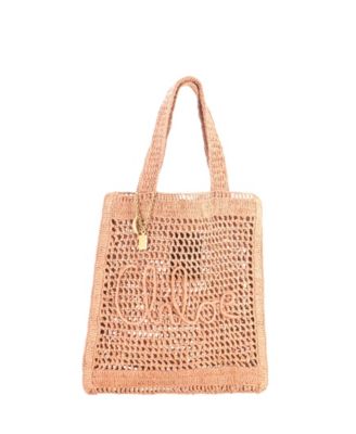 Summer Banana Tote Woven Raffia