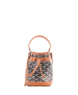 Mini Petit Flot Bucket Bag Coated Canvas