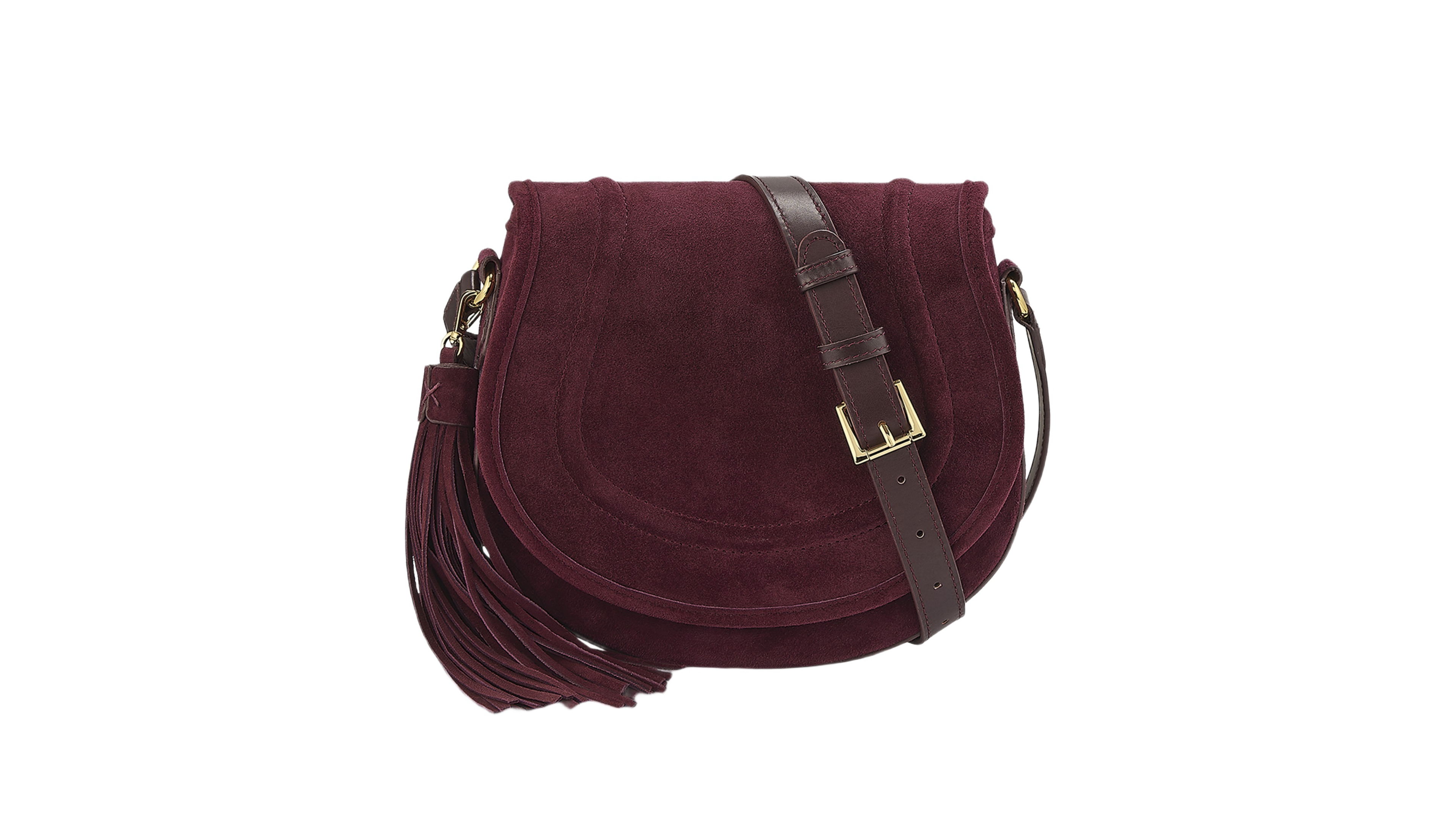 GiGi New York Jenni Suede Small Adjustable Crossbody Handbag