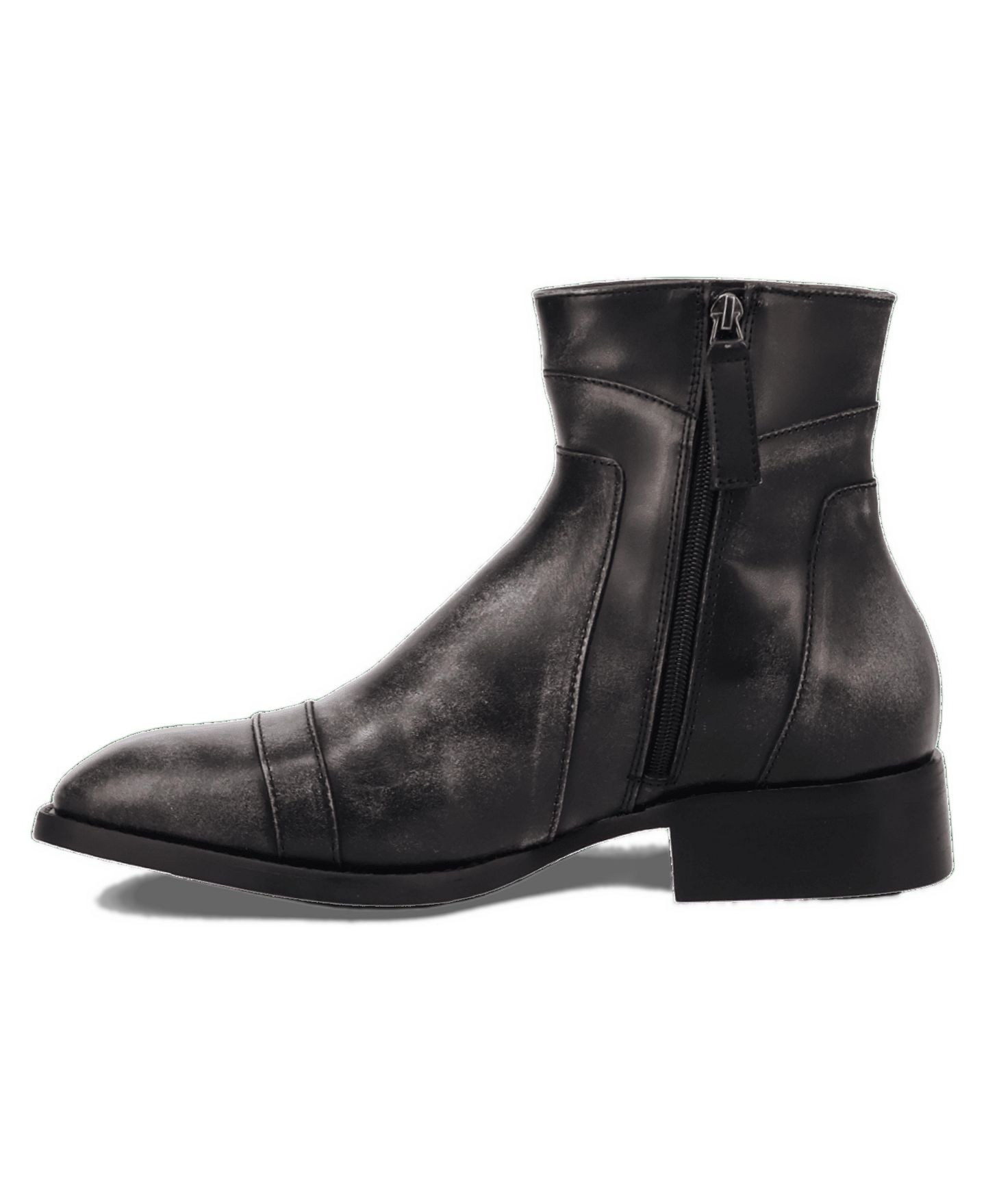 Мужские ботинки Dingo Lennox Leather Almond Toe Cushion Comfort Insole, цвет: Чёрный — фото 2