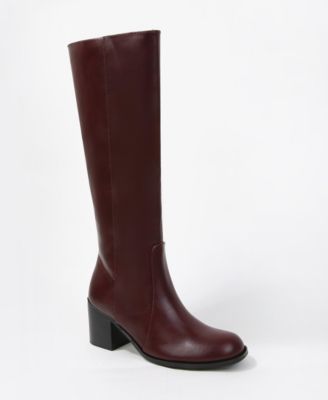 Babette Knee High Block Heel Riding Boots