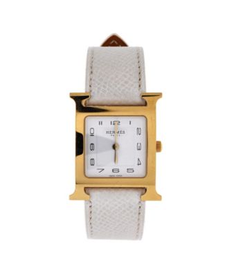 Pre-Owned HERMES Clipper Quartz Watch in Stainless Steel 24mm