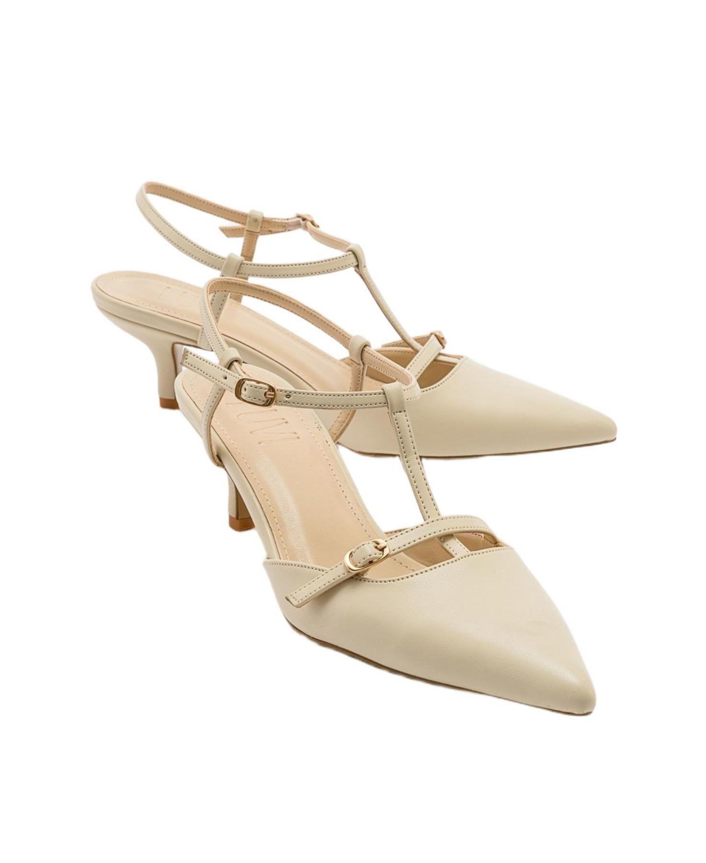 Женские туфли Prologue Shoes Frans Pointed Toe, цвет: Бежевый — фото 1
