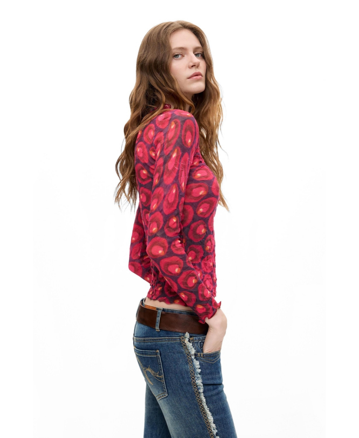 Desigual Women's Printed cotton sweater