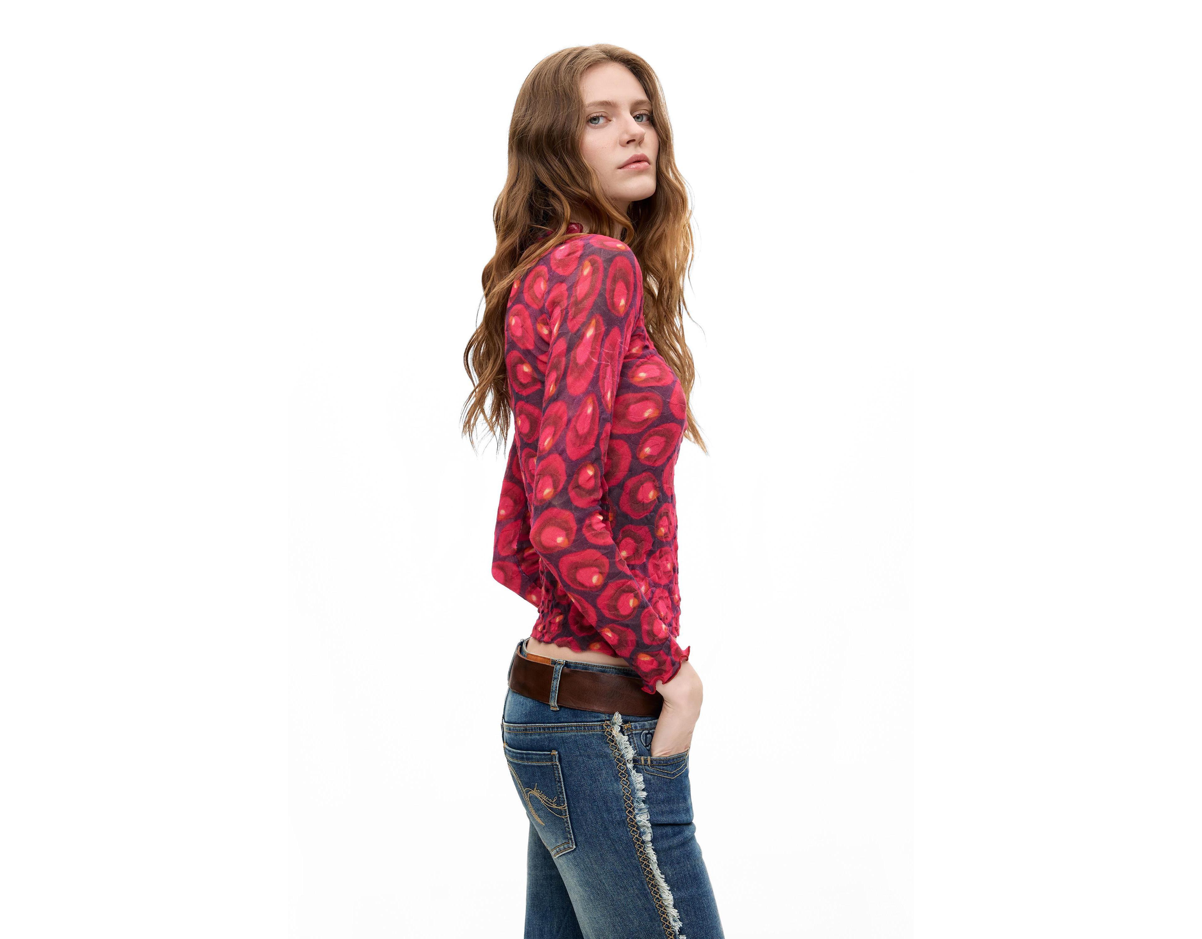 Desigual Women's Printed cotton sweater