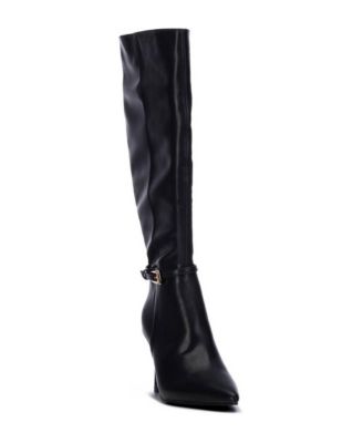 Women's Knee-High Pointed-Toe Stiletto Boots