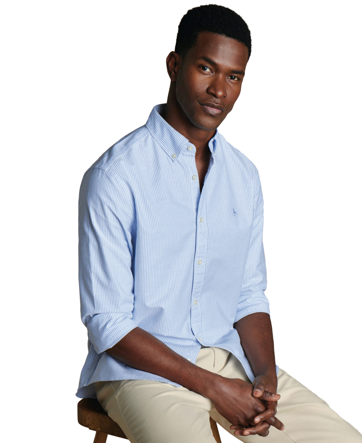 Charles Tyrwhitt Men's Slim-Fit Stripe Button-Down Shirt