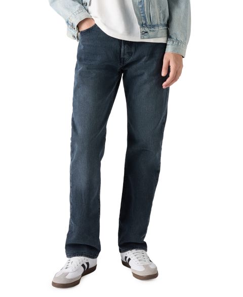 Мужские джинсы Levi's 501 Original прямого кроя, цвет: Синий чёрный