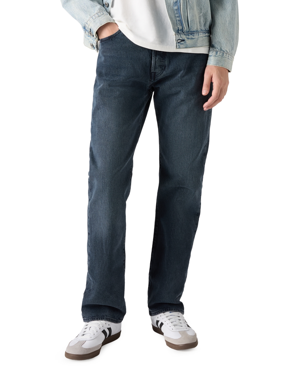 Levi's Men's 501 Original Straight-Fit Jeans - Blue Black