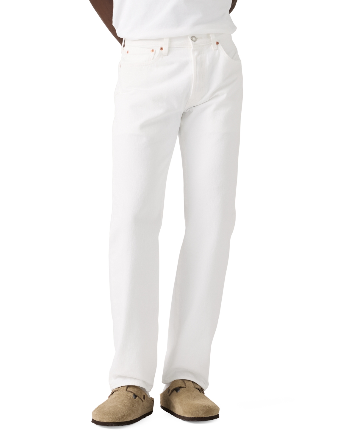 Levi's Men's 501 Original Straight-Fit Jeans - Chill White