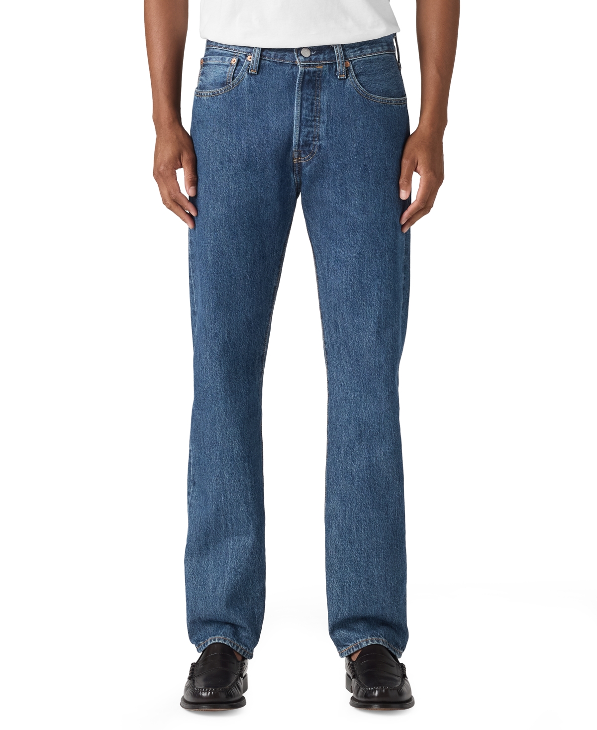 Levi's Men's 501 Original Straight-Fit Jeans - Stone Wash