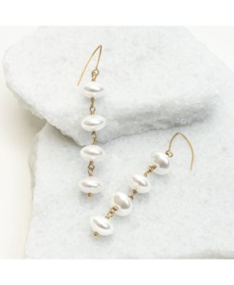 Mother-of-Pearl Pearl Glow Drop Earrings