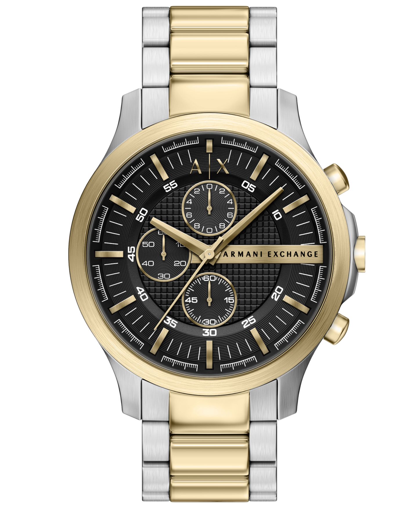 Мужские часы A|X Armani Exchange Chronograph Two-Tone Stainless Steel 46mm — фото 1