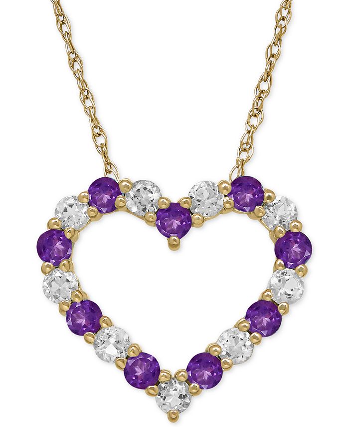 Macys amethyst necklace Clearance