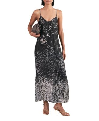 Women's Lornie V-Neck Printed Slip Dress