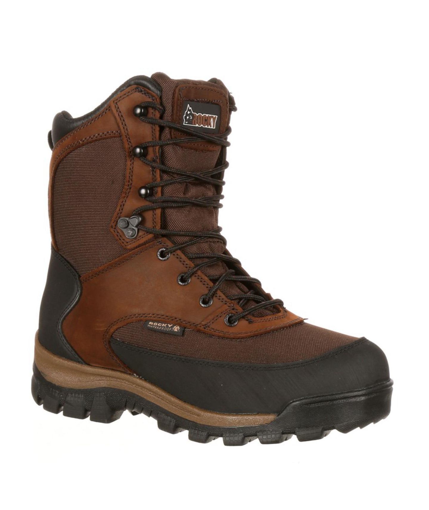 Мужские ботинки ROCKY Core Waterproof 800G Insulated Outdoor Boot, цвет: Тёмный коричневый — фото 3