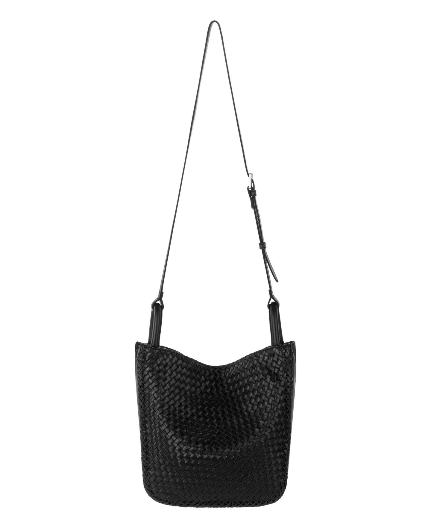Женская сумка The Sak Los Feliz Adjustable Woven Medium Slouchy Crossbody, цвет: Чёрный — фото 2