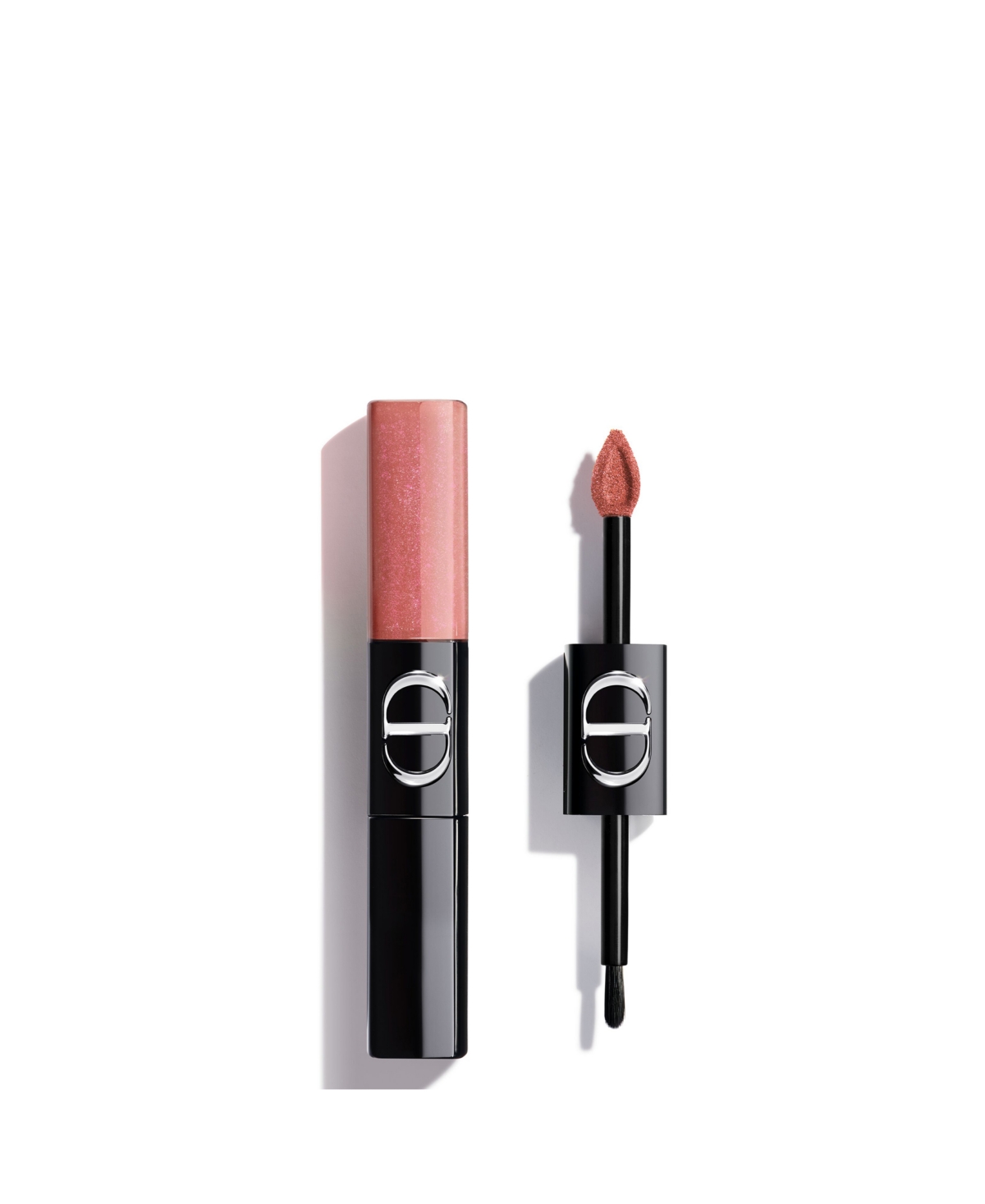 Dior Rouge Dior Forever Limited-Edition Liquid Sequin Duo Lipstick, 0.16 oz. - 100 Sweet Nude