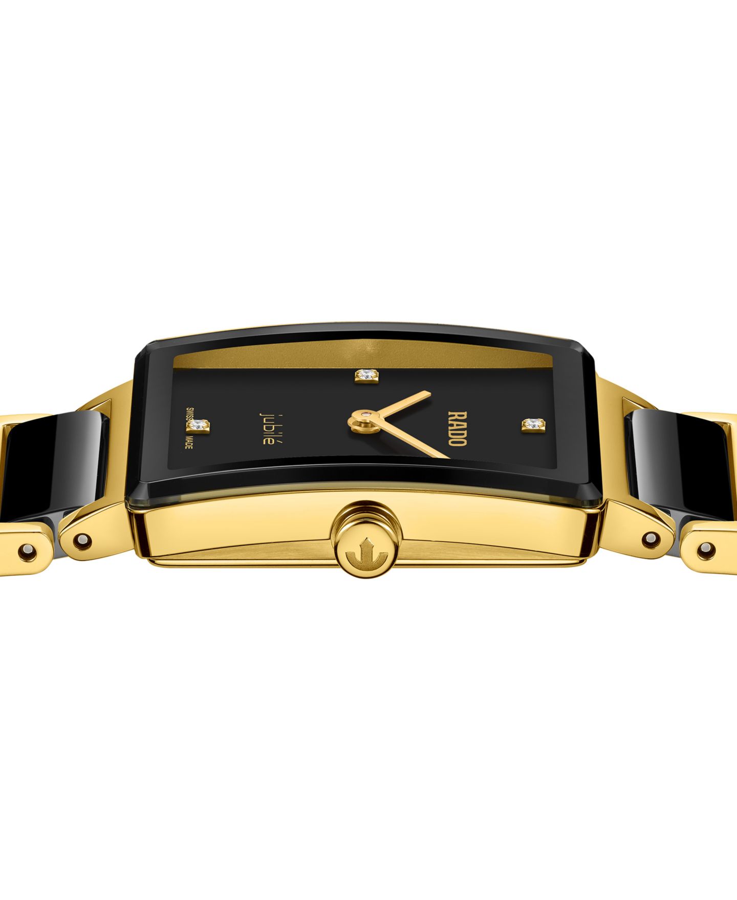 Женские часы Rado Swiss Quartz Integral Two-Tone Ceramic and Stainless Steel Watch 23mm — фото 3
