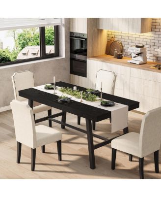 55" Sturdy Kitchen Table, Writing Dining Table