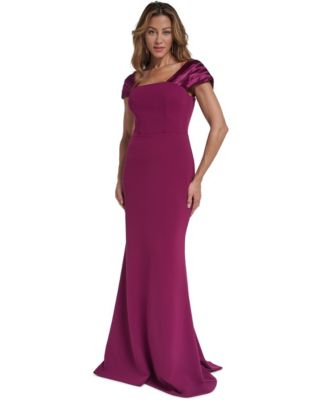Women's Off-the-Shoulder Fitted Gown