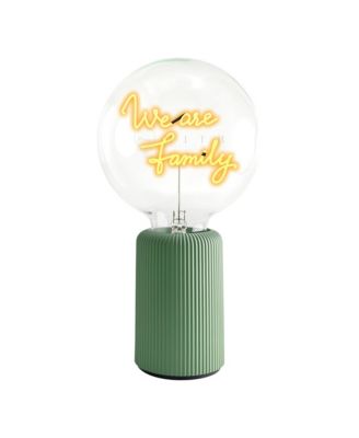 Bulb We Are Family With Base Table Lamp Portable Pop Nomad