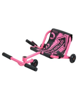Adjustable Ride On Wiggle Scooter Featuring Brake Lever, Ages 4+