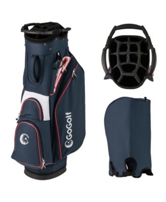 Lightweight Portable Golf Cart Bag with Club Organizer
