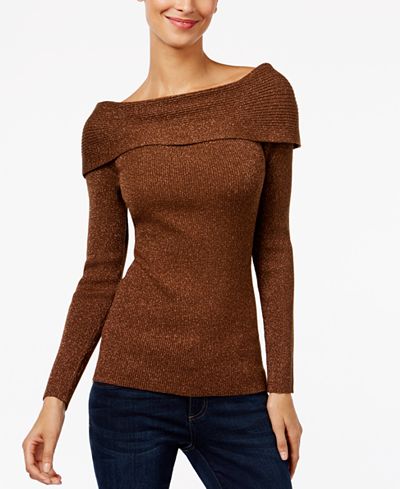 INC International Concepts Boat-Neck Sweater, Only at Macy's