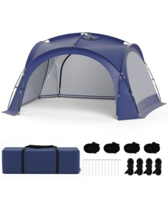 Beach Tent for 12-15 People Easy Setup Dome Canopy Tent with 4 Removable Zippered Sidewalls