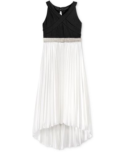 Crystal Doll Faux-Pearl Maxi Dress, Big Girls (7-16)