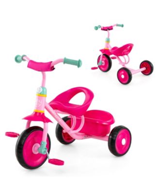 Toddler Tricycle with Removable Storage Basket, Indoor/Outdoor, 55 lbs Capacity, Ages 2-5