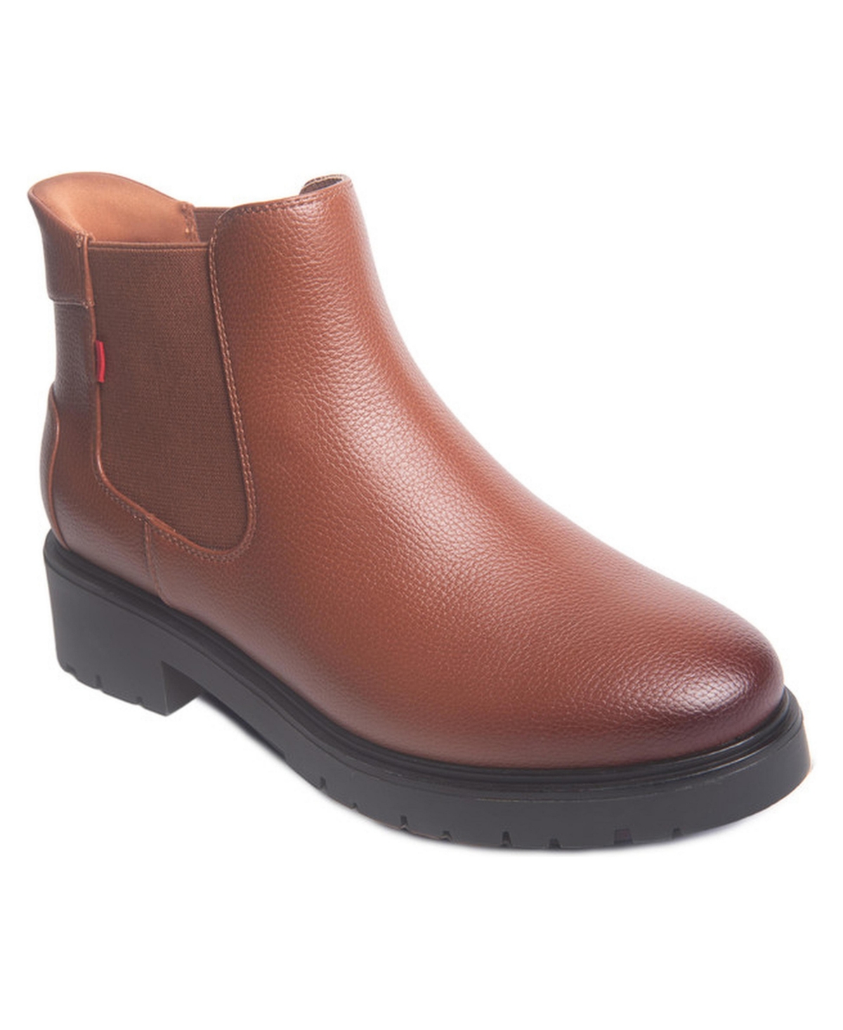 Marc Joseph New York Amber Street Hands-Free Technology Round-Toe Chelsea Boots - Cognac